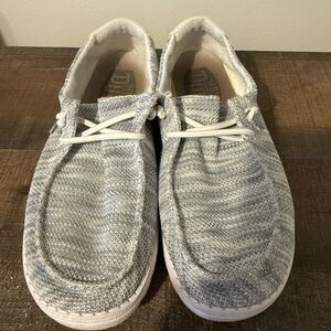 Casual Women’s Knit Slip-On HeyDude 7 in Light Gray